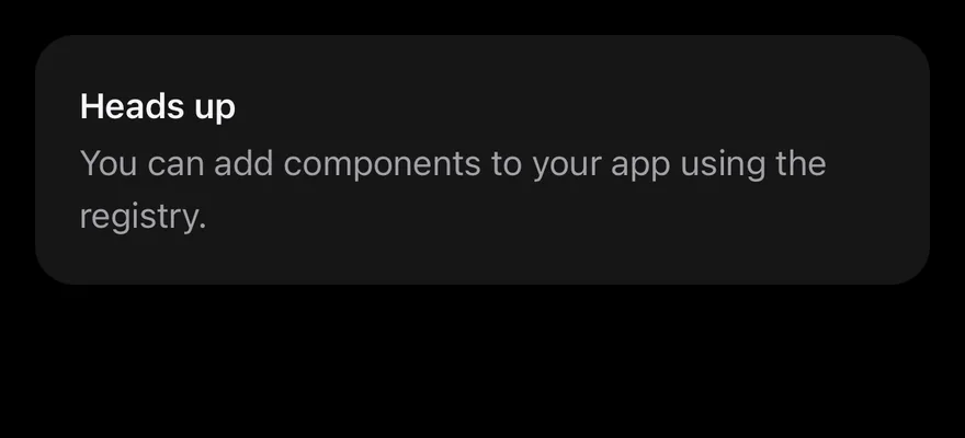 Alert (without icon) on iOS in dark mode
