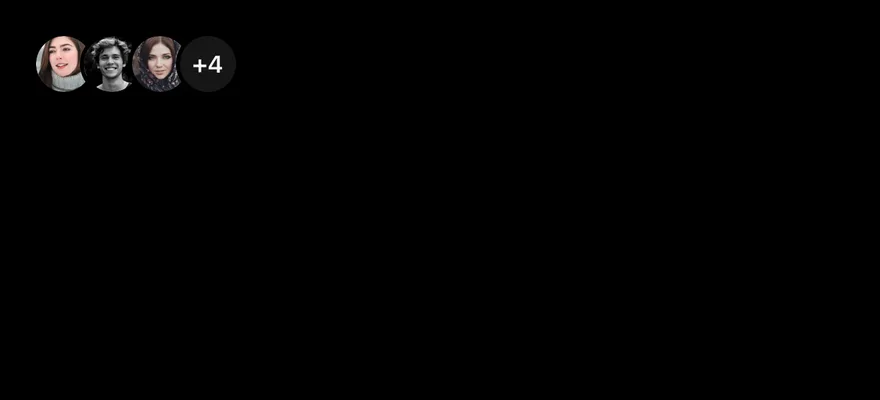 Avatar (group) on iOS in dark mode