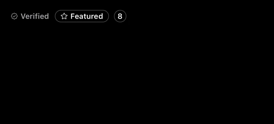 Badge (with icon) on iOS in dark mode