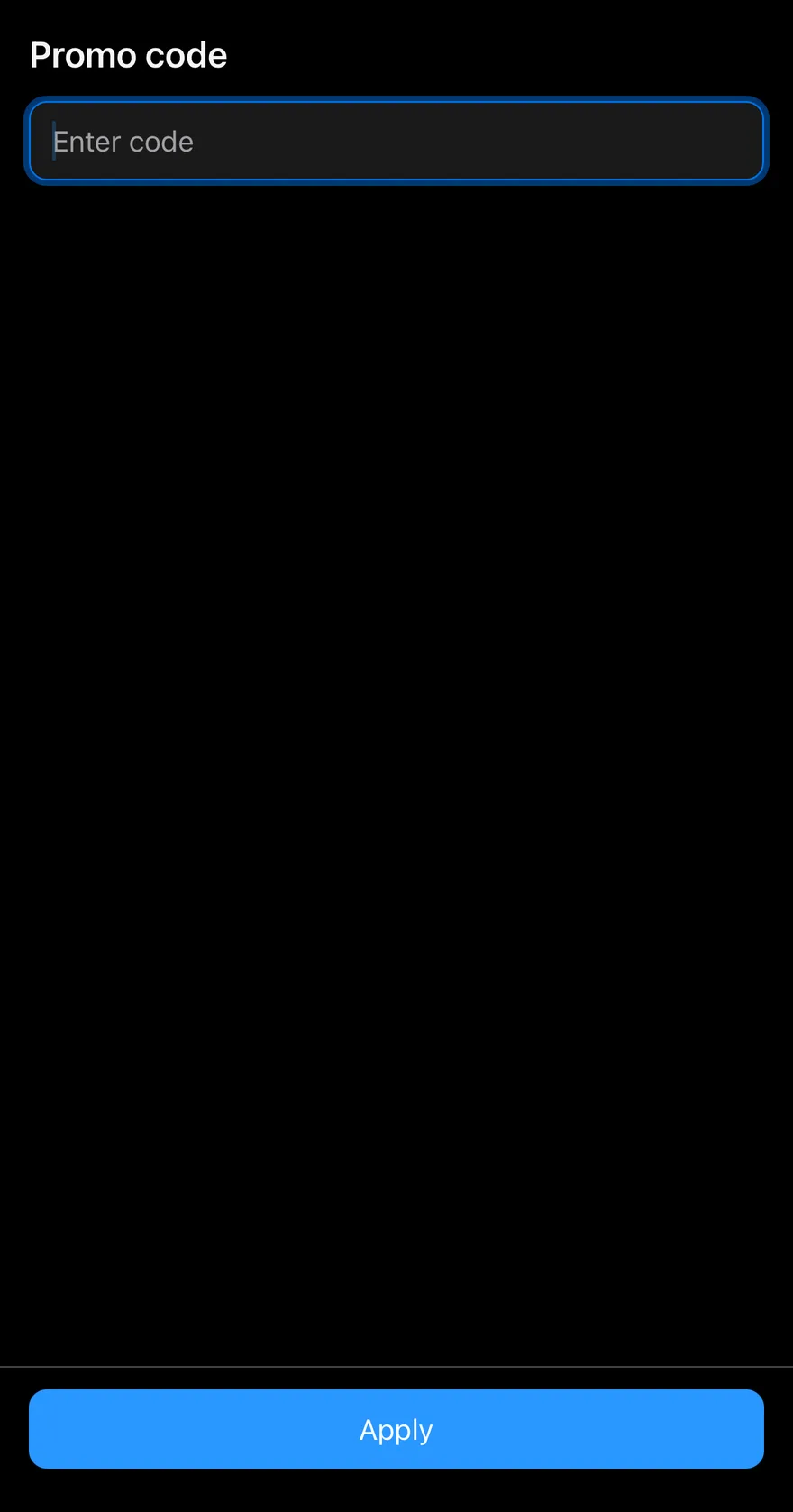 Bottom Bar (above keyboard) on iOS in dark mode