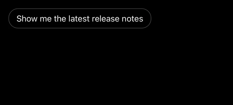Bubble (interactive) on iOS in dark mode