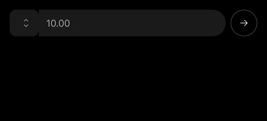 Button Group (with select) on iOS in dark mode