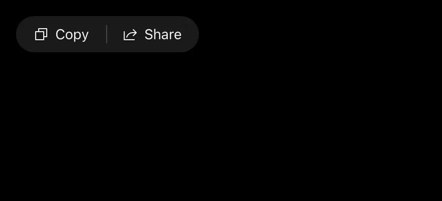 Button Group (with separator) on iOS in dark mode