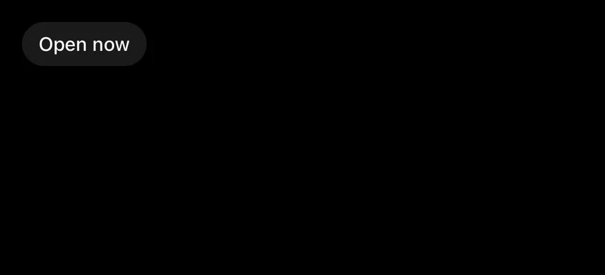Chip on iOS in dark mode