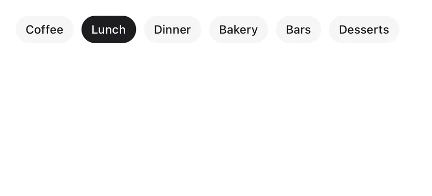 Chip (group uncontrolled) on iOS in light mode