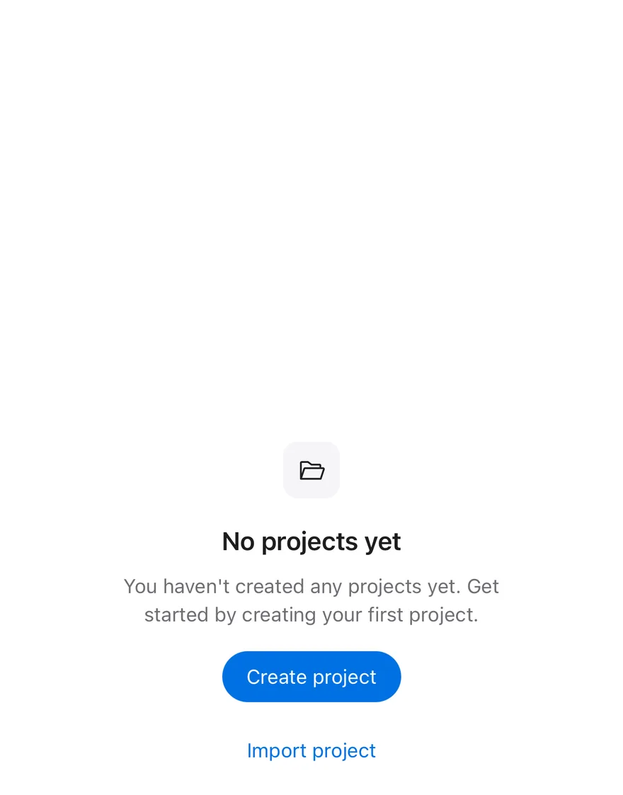 Empty on iOS in light mode