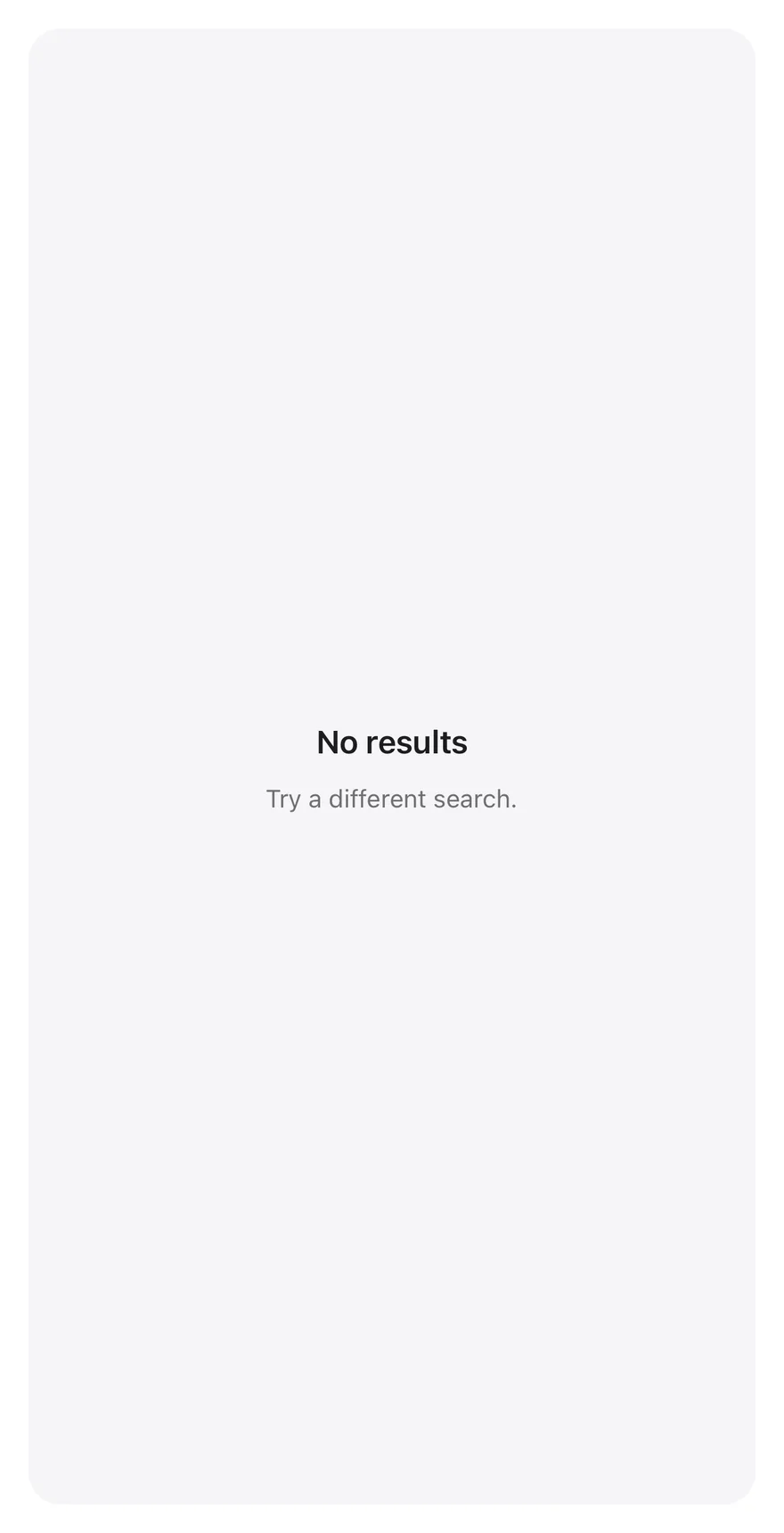 Empty (muted) on iOS in light mode