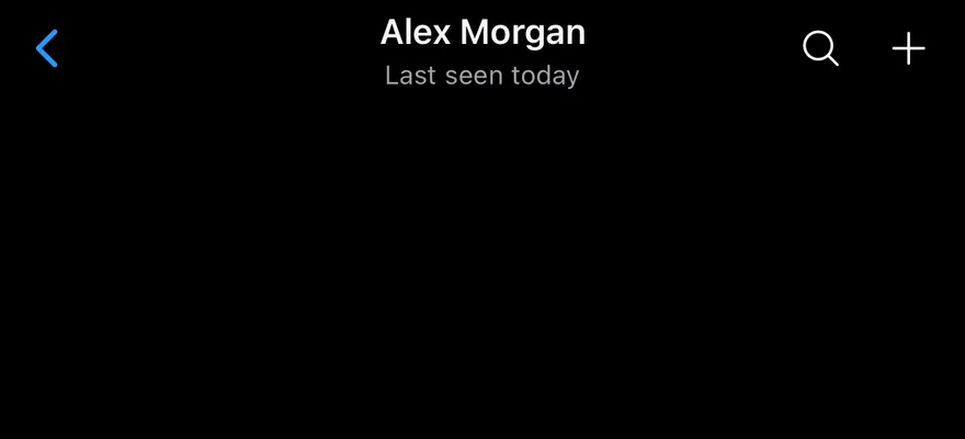 Header (subtitle) on iOS in dark mode
