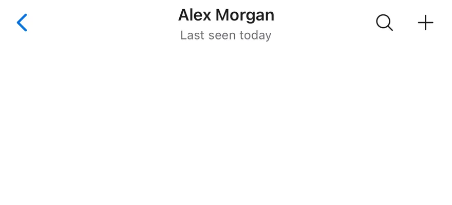 Header (subtitle) on iOS in light mode