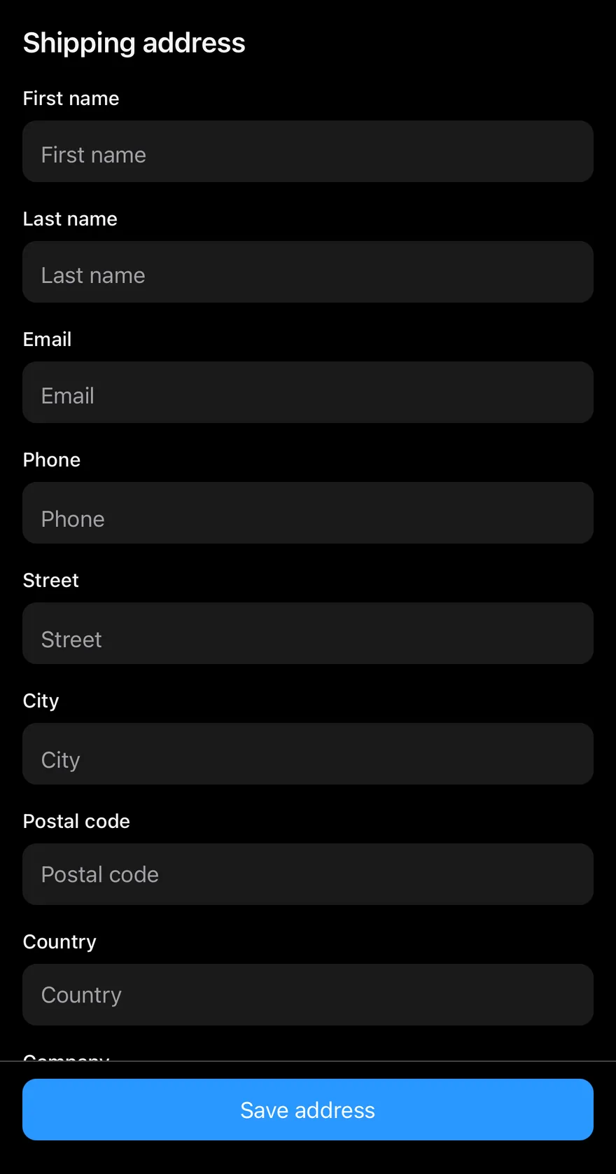 Keyboard Scroll View (with bottom bar) on iOS in dark mode
