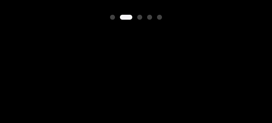 Page Indicator on iOS in dark mode