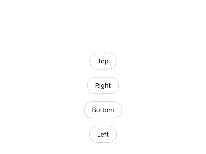 Popover (sides) on iOS in light mode