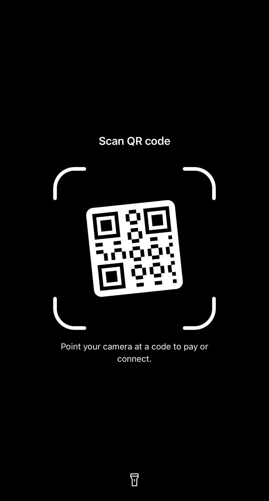 Qr Scanner on iOS in dark mode