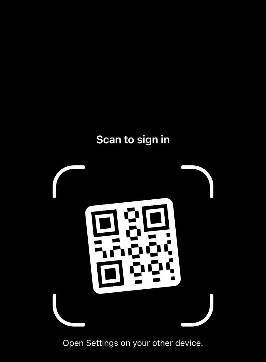 Qr Scanner (without torch) on iOS in light mode