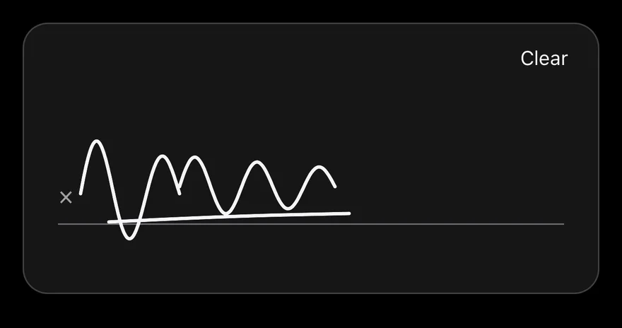 Signature Pad (signed) on iOS in dark mode