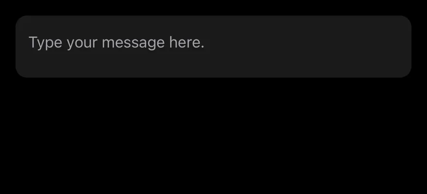 Textarea on iOS in dark mode