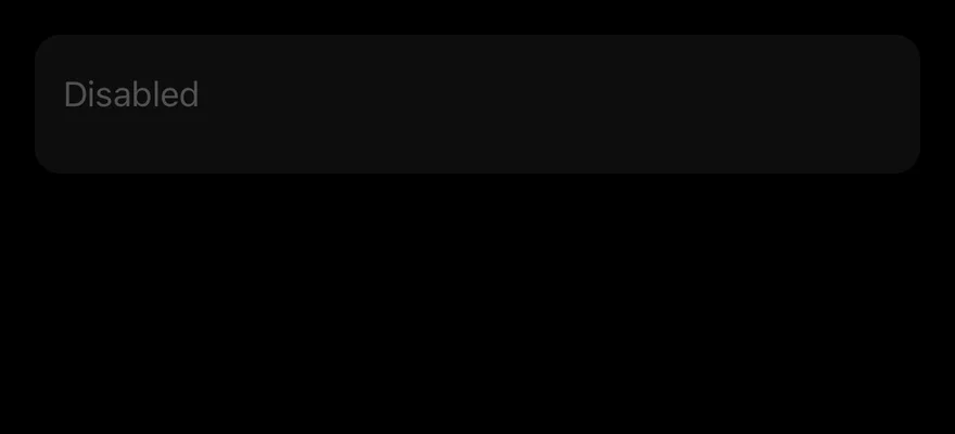 Textarea (disabled) on iOS in dark mode