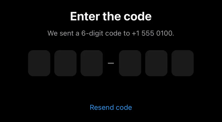 Otp Autofill (wrong code) on iOS in dark mode