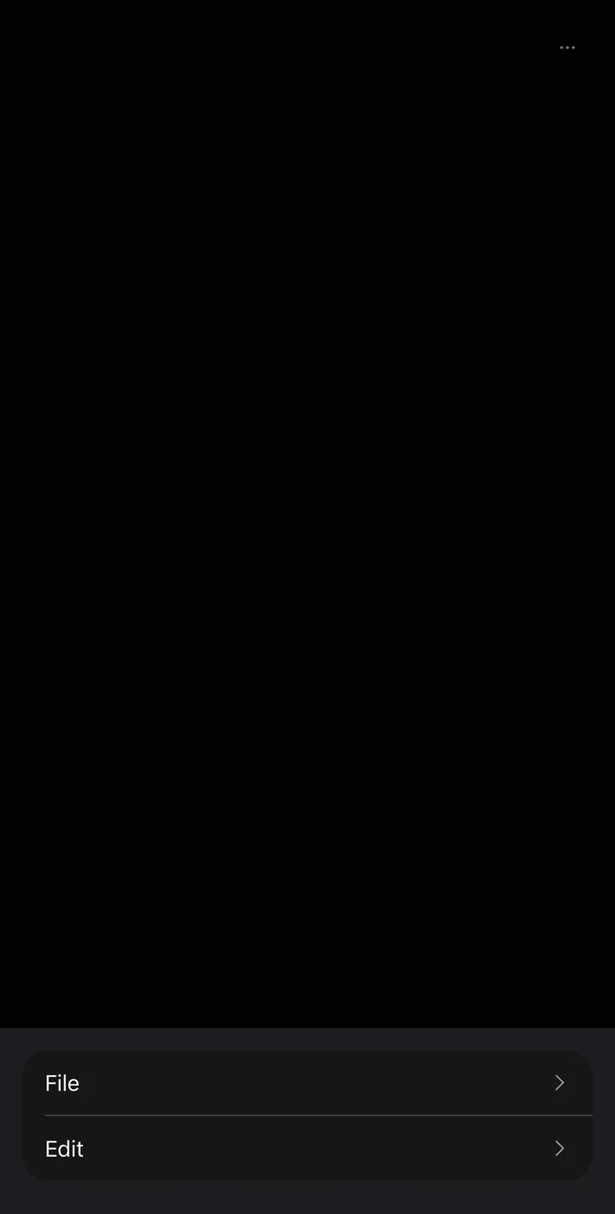 Action Bar (custom labels) on iOS in dark mode
