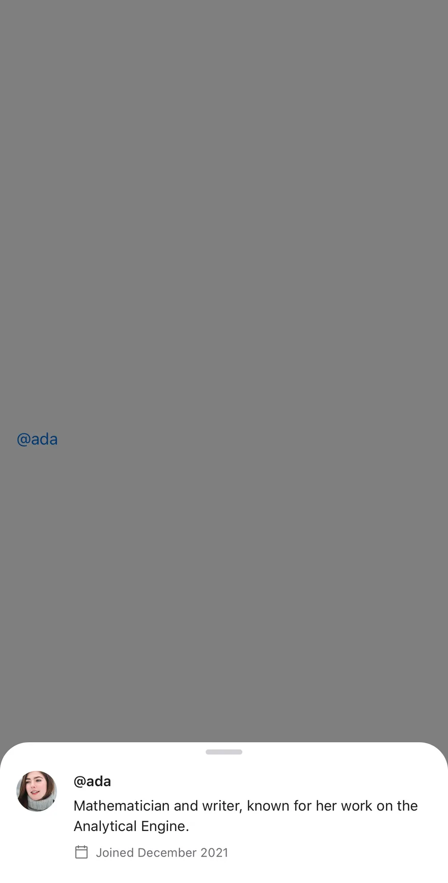 Preview (attached) on iOS in light mode