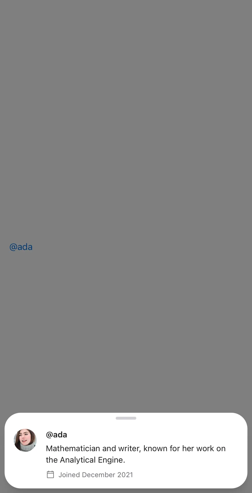 Preview (open by default) on iOS in light mode